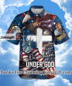 [Limited Edition] Jesus Hawaiian Shirt, Jesus One Nation Under God Design Hawaiian Shirt Gift
