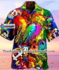 [Personalized] LGBT Dragon Colorful Hawaiian Shirt Gift