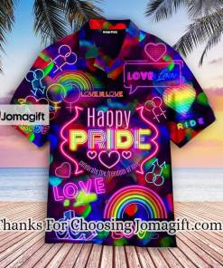 LGBT Gay Pride Month Aloha Hawaiian Shirts LGBT Pride Shirt Love is Love Shirt 1
