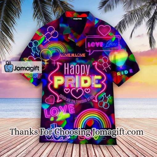 [Limited Edition] LGBT Gay Pride Month Aloha Hawaiian Shirts, LGBT Pride Shirt, Love is Love Shirt Gift