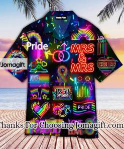 LGBT Gay Pride Month Aloha Hawaiian Shirts LGBT Pride Shirt Love is Love Shirt 2