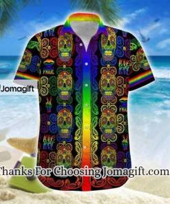 [Limited Edition] LGBT Sugar Skull Hawaiian Shirt Gift