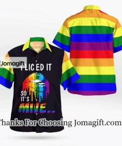 Lgbt Pride I Licked It Hawaiian Shirt Gift foe couple LGBT 1