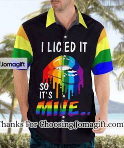 Lgbt Pride I Licked It Hawaiian Shirt Gift foe couple LGBT 2