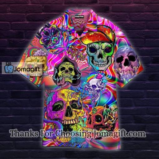[Limited Edition]Skull Hippie Colorful Hawaiian Shirt