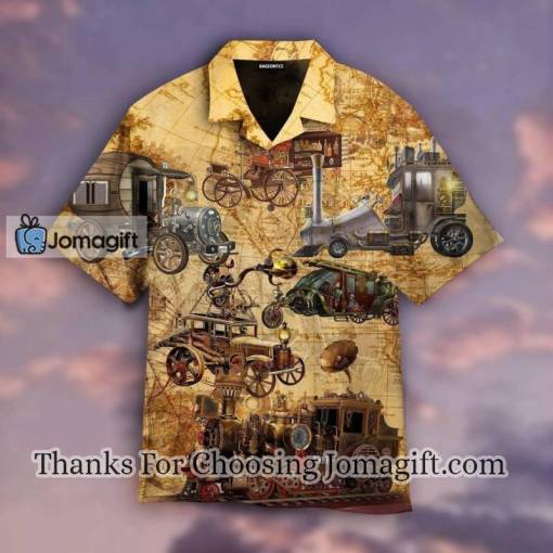 [Limited Edition]Steampunk Vehicle Design Hawaiian Shirt