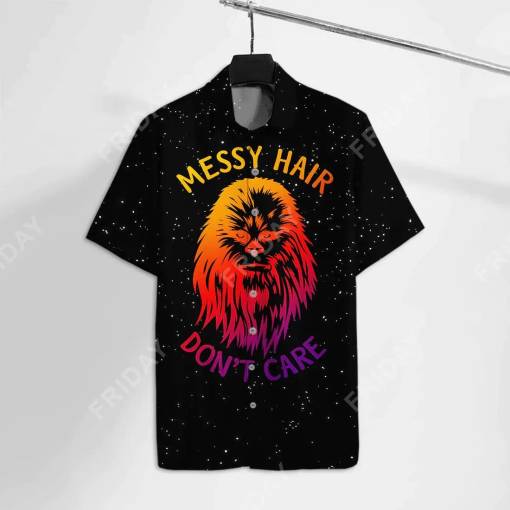 [Limited Edition]Sw Hawaiian Shirt Messy Hair Don’T Care Chew Funny [Amazing]