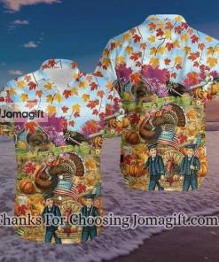 [Limited Edition]Turkey Give Thanks Thanksgiving Hawaiian Shirt