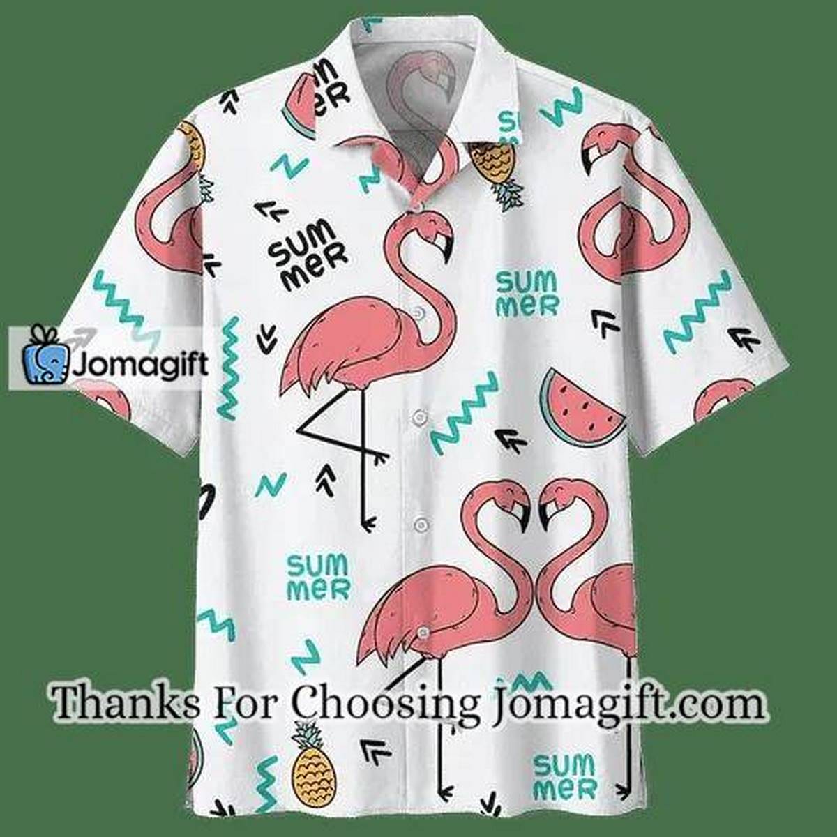 Love Flamingo Ornamental Hawaiian Shirt 1