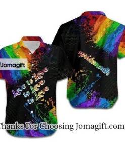 [Special Edition] Love Is Love Lgbt Aloha Hawaiian Shirt, LGBT shirt, Lesbian shirt, gay shirt Gift