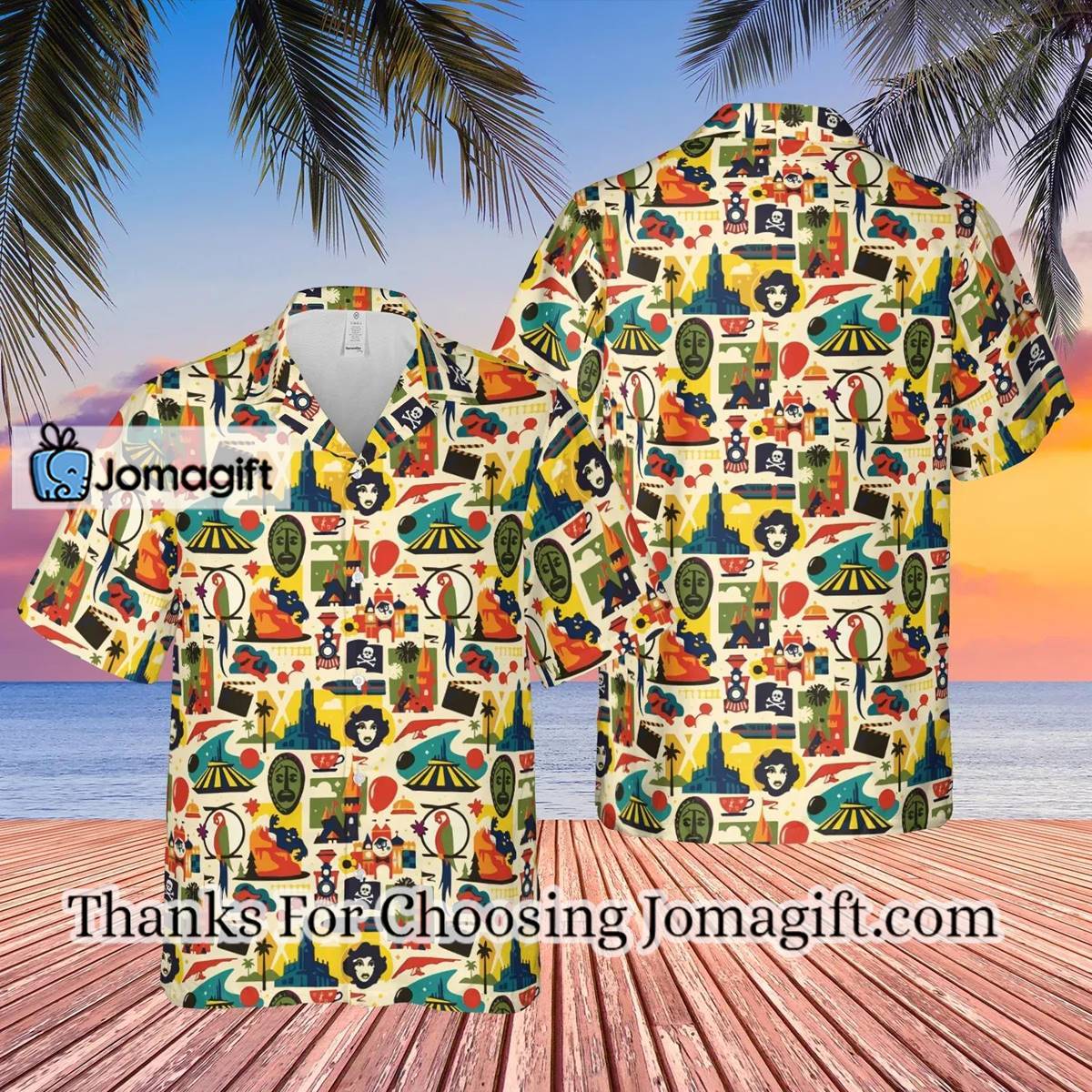 Magic Kingdom Hawaiian Shirt Aloha Shirt AH2031 1