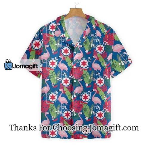 [Special Edition] Morning Glory Flamingo Chicago Ornamental Design Hawaiian Shirt Gift