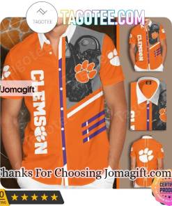 NCAA Clemson Tigers Hawaiian Shirt V16 Aloha Shirt