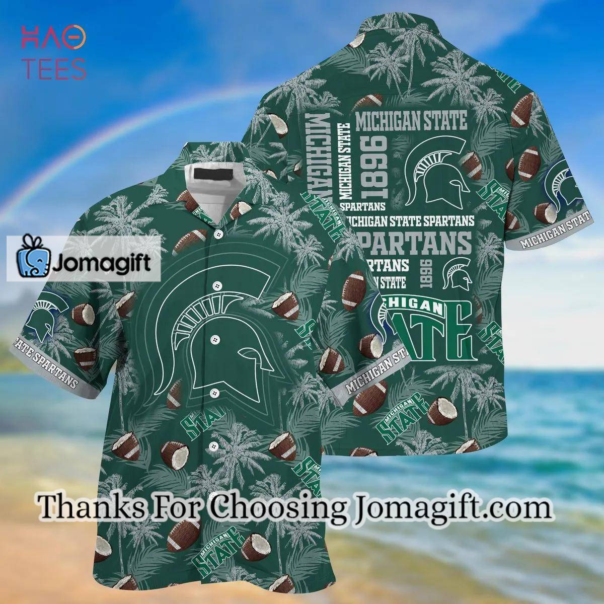 NCAA Michigan State Spartans Special Style Hawaiian Shirt Aloha Shirt