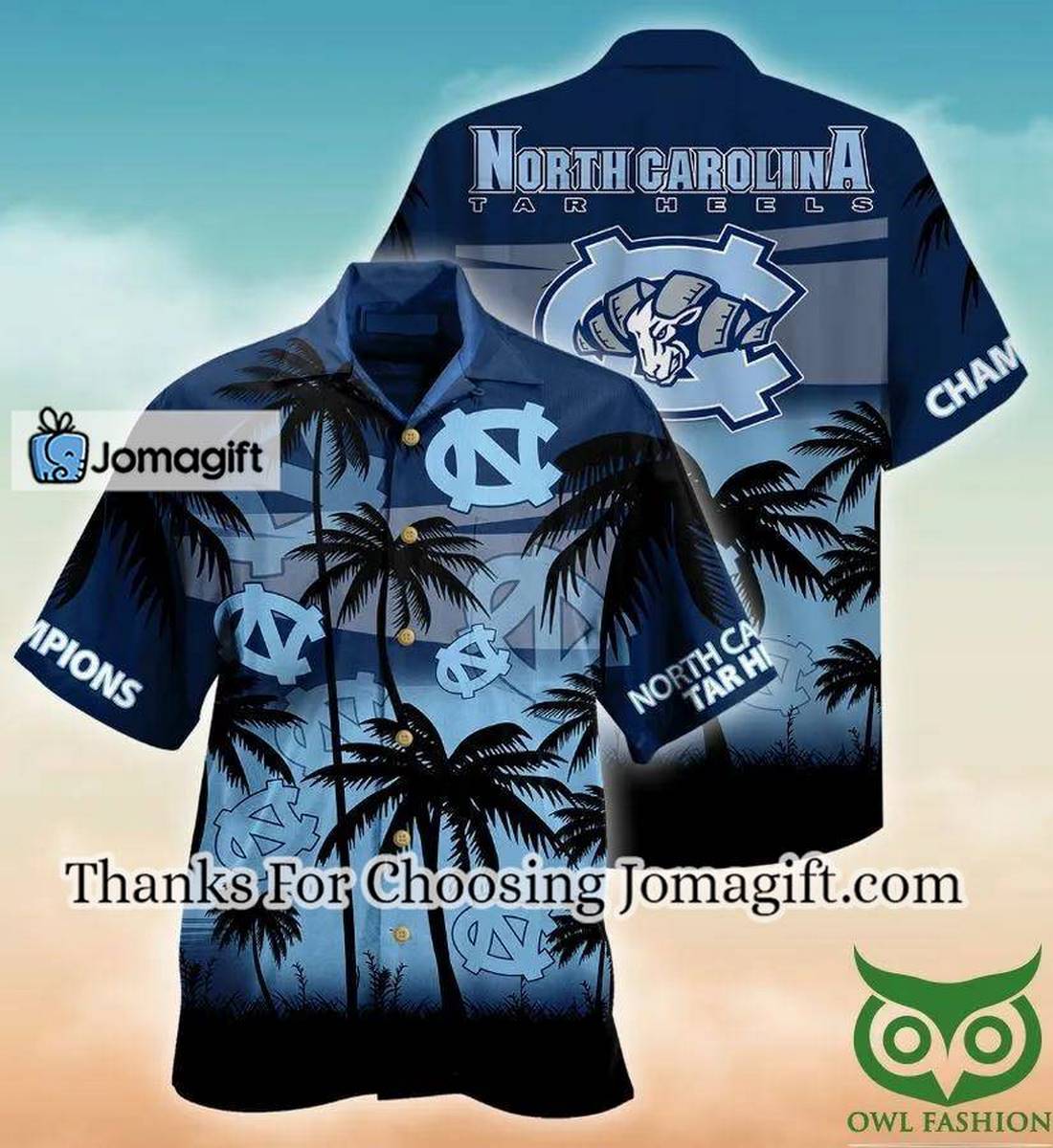 NCAA North Carolina Tar Heels Limited Edition Hawaiian Shirt Aloha Shirt