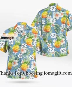 [Personalized] NCAA North Carolina Tar Heels Pineapple Hawaiian Shirt Gift