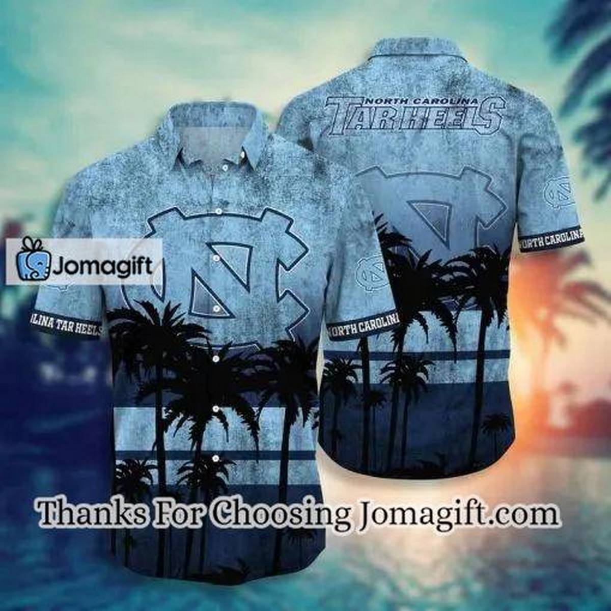 NCAA North Carolina Tar Heels Tropical Hawaiian Shirt Aloha Shirt
