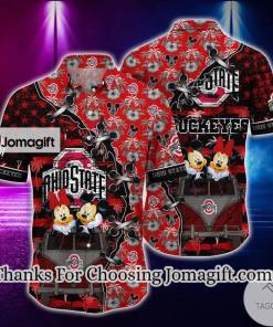 [Personalized] NCAA Ohio State Buckeyes Mickey Hawaiian Shirt Gift