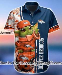[Amazing] NFL Denver Broncos Baby Yoda Hawaiian Shirt Gift