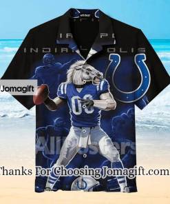 NFL Indianapolis Colts Mascot Blue Hawaiian Shirt Aloha Shirt
