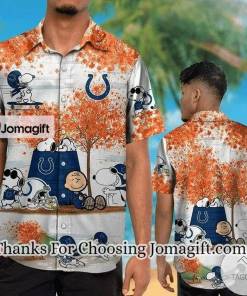 [Personalized] NFL Indianapolis Colts Snoopy Hawaiian Shirt Gift