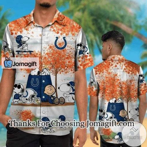 [Personalized] NFL Indianapolis Colts Snoopy Hawaiian Shirt Gift