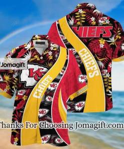 [Personalized] NFL Kansas City Chiefs Red Gold Hawaiian Shirt Gift