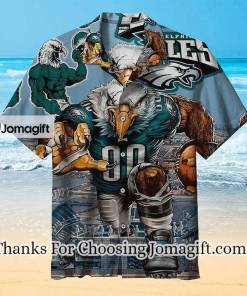 NFL Philadelphia Eagles Mascot Version Hawaiian Shirt Aloha Shirt