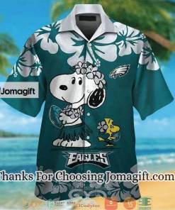 [Personalized] NFL Philadelphia Eagles Snoopy Version Hawaiian Shirt Gift