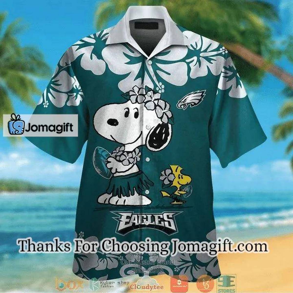 NFL Philadelphia Eagles Snoopy Version Hawaiian Shirt Aloha Shirt