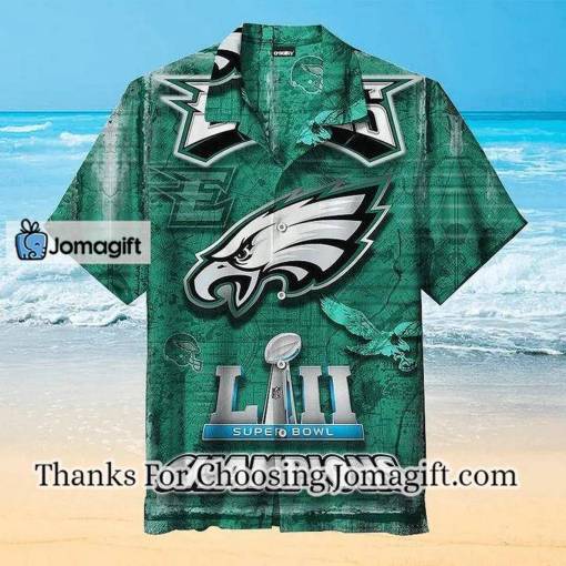 [Personalized] NFL Philadelphia Eagles Super Bowl Champions Hawaiian Shirt Gift