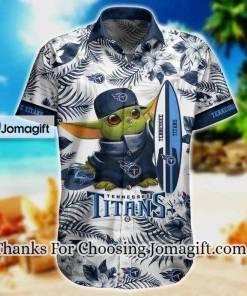 NFL Tennessee Titans Baby Yoda Hawaiian Shirt Aloha Shirt 2