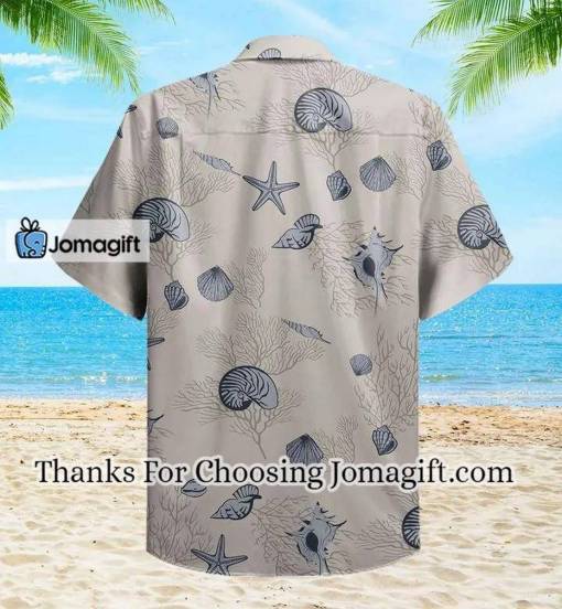 [Amazing] Ocean Seashell Coral Beige Hawaiian Shirt 3D Gift
