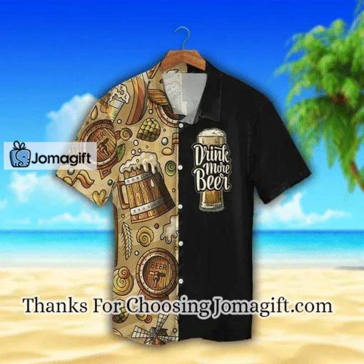 [Amazing] Old Beer Watercolor Hawaiian Shirt Gift