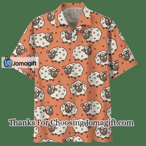 [Amazing] Orange Sheep Illustration Design Hawaiian Shirt Gift