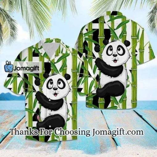 [Custom Name] Panda Bamboo Hawaiian Shirt Gift