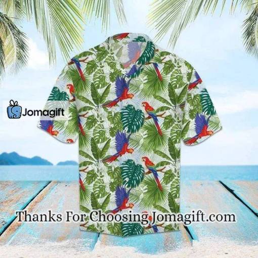 [Amazing] Parrot Perched On Tropical Branches Hawaiian Shirt Gift