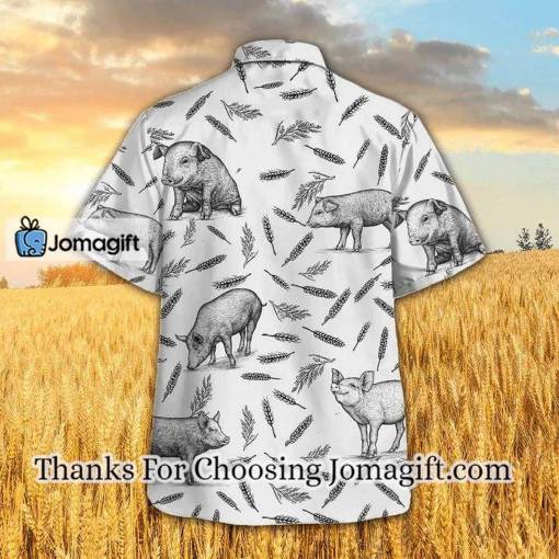 [Amazing] Pig Pattern Hawaiian Shirt, Pig Lovers Summer Shirt, Pig Hawaiian Button Downs Shirt Gift