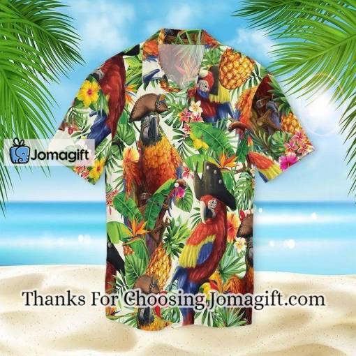 [Custom Name] Pirate Parrot Hawaiian Shirt Gift