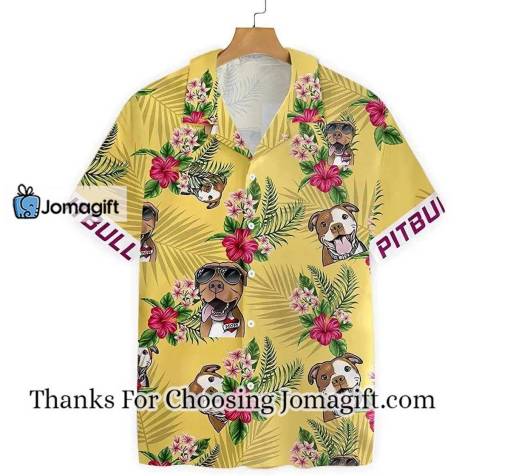 [Amazing] Pitbull Summer Clothes Hawaiian Shirt, Button Up Gift