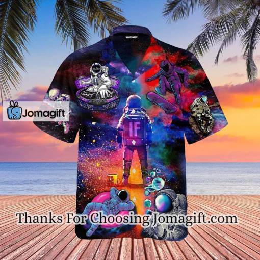[Custom Name] Play Something Funny Of Astronaunt On The Space Hawaiian Shirt Gift