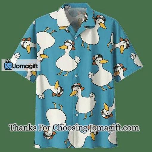 [Amazing] Plump Duck Background Design Hawaiian Shirt Gift