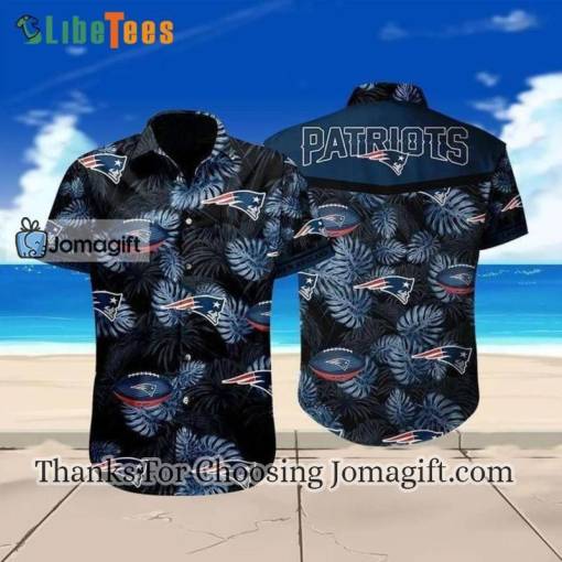[Popular] Black Tropical Nfl New England Patriots Hawaiian Shirt