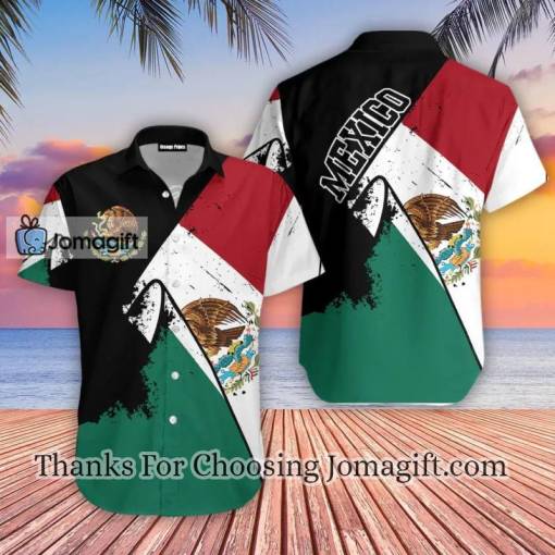 [Popular] Grunge Mexico Flag Hawaiian Shirt