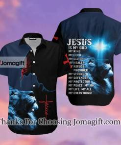 [Popular] My King My Lord My Savior [Awesome] Jesus Hawaiian Shirt
