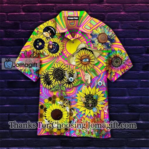 [Popular] Trippie Hippie Sunflower Hawaiian Shirt
