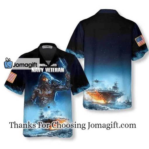 [Amazing] Proud Navy Veteran Gift For American Army Hawaiian Shirt Gift