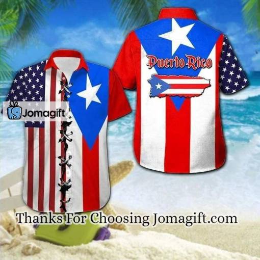 [Custom Name] Puerto Rico Flag Hawaiian Shirt Gift