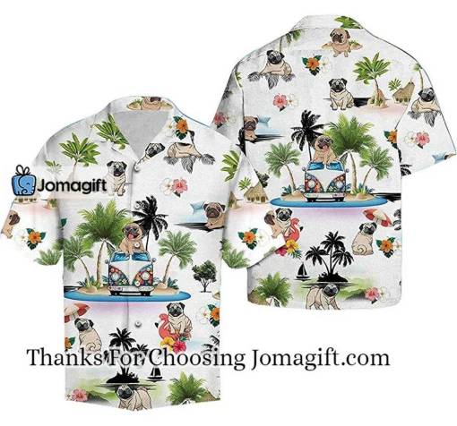 [Amazing] Pug Soft Hawaiian Shirt, Button Up Gift