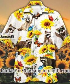 Raccoon Lovers SunFlower Hawaiian Shirt HW7588